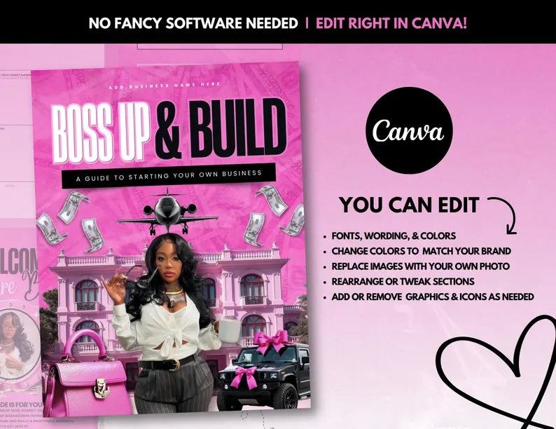 Boss Up & Build - An E-Book Planner Guide To Starting Your Own Business