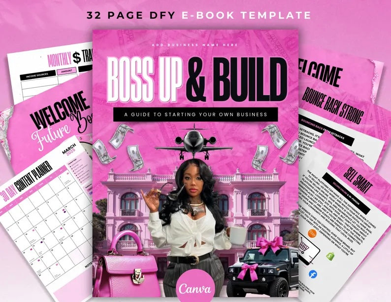 Boss Up & Build - An E-Book Planner Guide To Starting Your Own Business