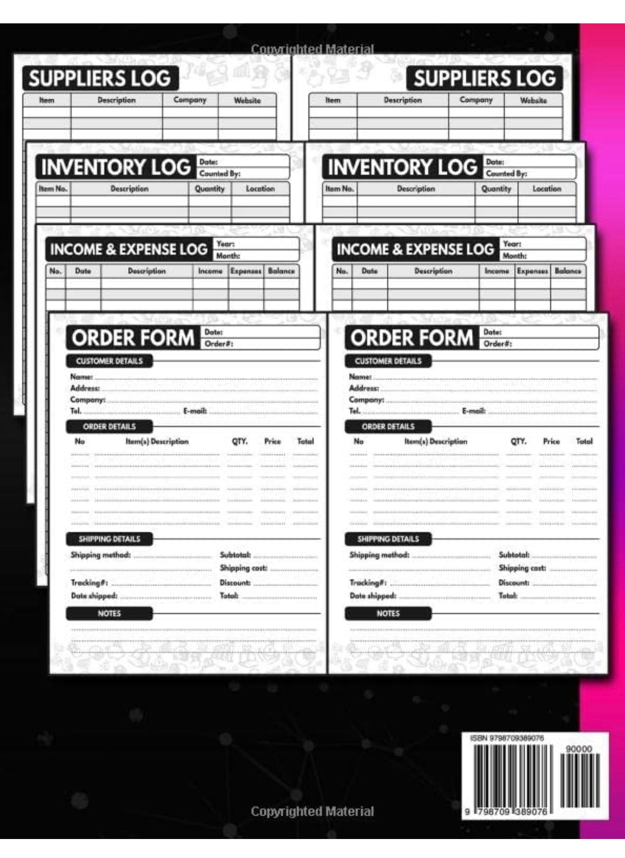Book Keeping Log For Small Business