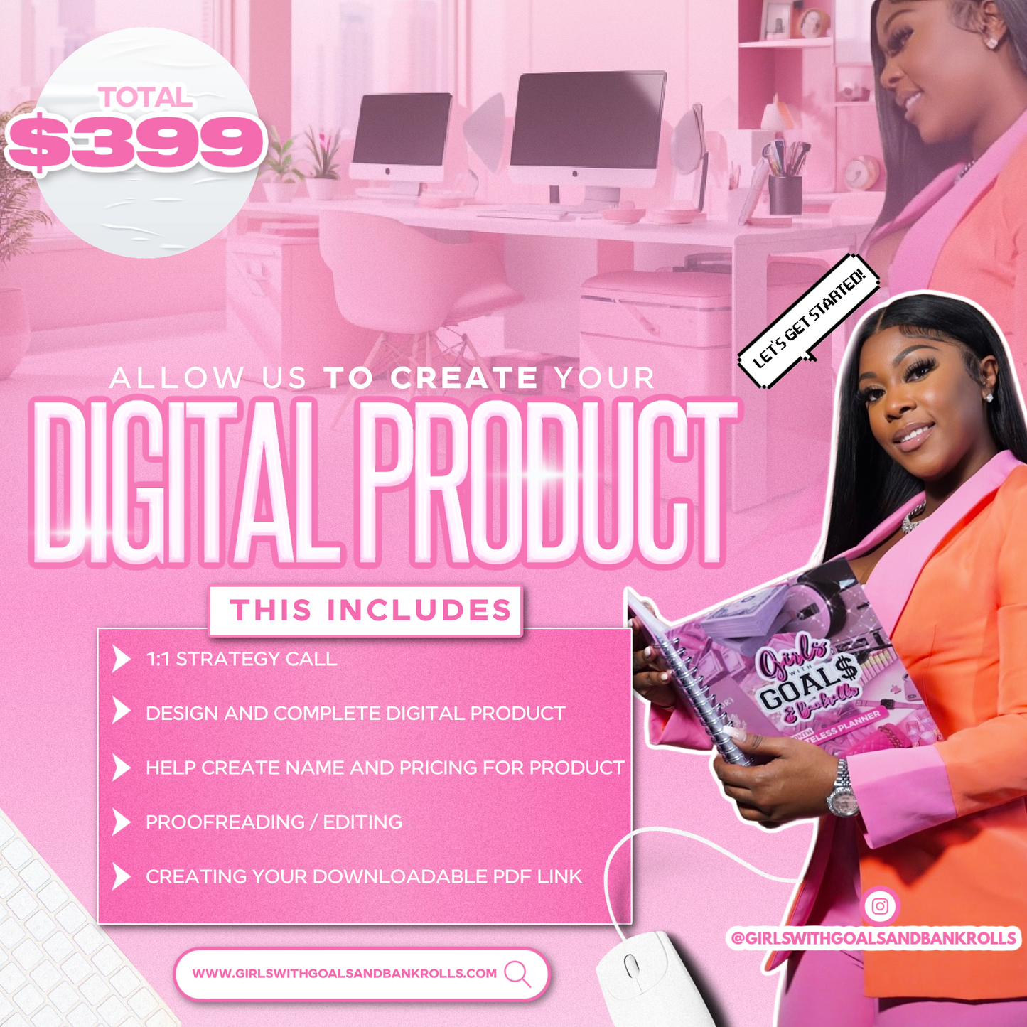 Allow Us To Create Your Digital Product For You!