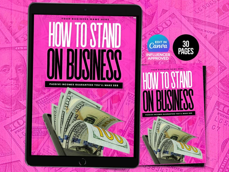 How To Stand On Business DYF 30 Page Resellable Ebook!