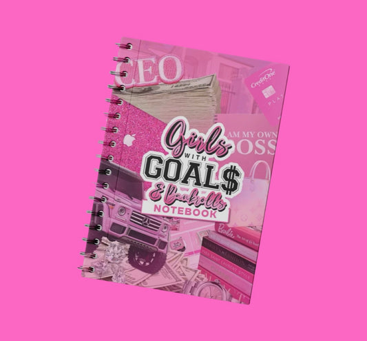 Girls With Goals Writing Notebook