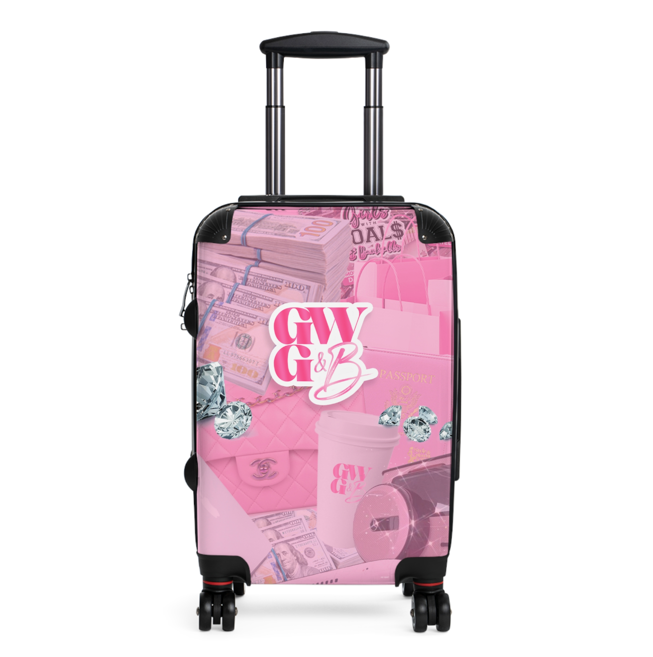Girls With Goals Rolling Suit Case
